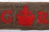 WW1 British Derby Scheme Armband of 5th Battalion City of London Rifle Volunteers Interest - 2