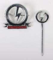 2x British Union of Fascists (B.U.F) and Union Movement Badges