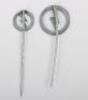 Pair of British Union Fascists (B.U.F) Supporters Stick Pins - 2