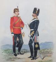 Original Richard Simkin Watercolour of Two British Officers