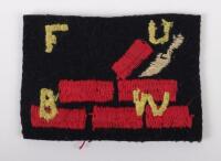 Rare 1930’s Fascist Union of British Workers (F.U.B.W) Cloth Breast Badge