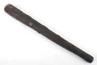 19th Century Irish Bog Oak Shillelagh Cosh