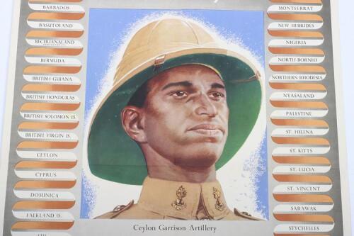 Royal Artillery Regimental Poster, ‘The British Colonial Empire – Our ...