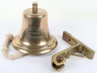 Unusual Regimentally Interesting 3/6th (Rifle) Battalion Kings Liverpool Regiment Mess Hall Bell