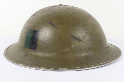 WW2 British Regimentally Marked Steel Combat Helmet