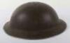 WW2 British South Staffordshire Regiment Steel Combat Helmet Shell - 4