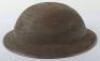 WW2 British Royal Army Pay Corps Marked Steel Combat Helmet Shell - 5