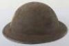 WW2 British Royal Army Pay Corps Marked Steel Combat Helmet Shell - 9
