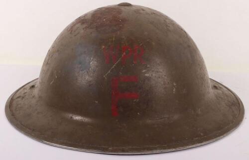 WW2 British Factory Fireman&rsquo;s Steel Combat Helmet