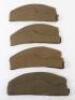 4x WW2 British Field Service Caps - 4