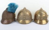 French Brass Fire Helmet