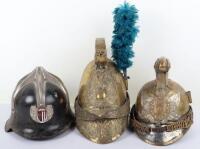 19th Century French Brass Fire Helmet