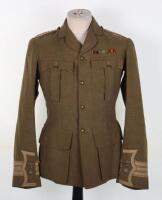 Post 1902 British Cuff Rank Tunic of Lieutenant Colonel A C Nicholson Hampshire Carabiniers