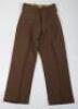 WW2 New Zealand Made Battle Dress Trousers