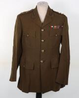 WW2 British Officers Service Dress Tunic of Colonel Robert H Sims 2nd Battalion Royal Welch Fusiliers