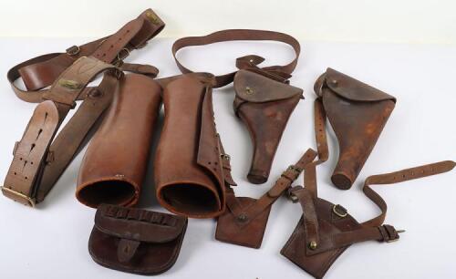 Selection of British Officers Leather Equipment