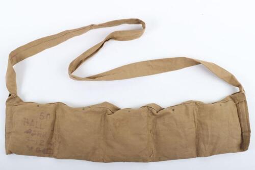 British Cloth Spare Ammunition Bandolier