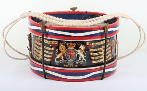 Regimental Small Side Drum of the 42nd Royal Highlanders Regiment The Black Watch