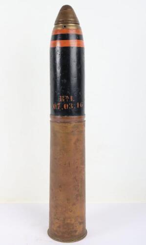 Inert WW1 British 18 pdr Shrapnel Round