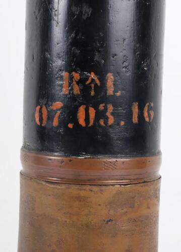 Inert WW1 British 18 pdr Shrapnel Round