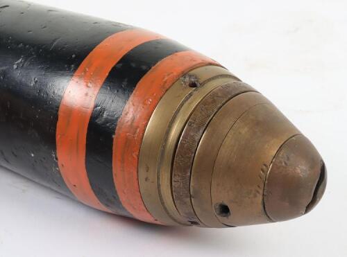 Inert WW1 British 18 pdr Shrapnel Round