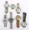 Grouping of Mostly Soviet Russian Military Commemorative Wristwatches