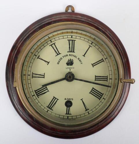 British Brass Ships Bulkhead Style Clock