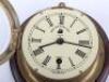 British Brass Ships Bulkhead Style Clock - 6