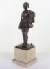 Bronzed Desk Statue of a WW1 German Soldier - 8