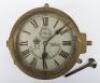 Very Rare Imperial German Naval Ships Bulkhead Clock