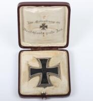 Deluxe Pattern Cased 1914 Iron Cross 1st Class