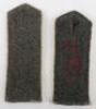 2x WW1 German M-15 Pattern Field Grey Shoulder Straps - 4