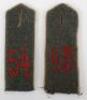 2x WW1 German M-15 Pattern Field Grey Shoulder Straps