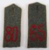 2x WW1 German M-15 Pattern Field Grey Shoulder Straps