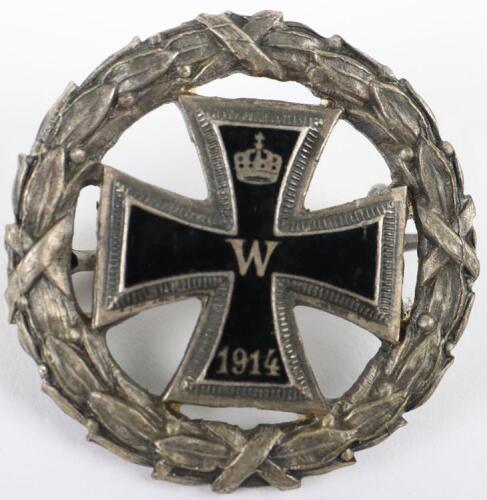 WW1 German 1914 Iron Cross Brooch