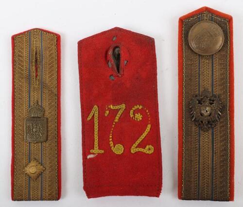 3x WW1 German Shoulder Straps