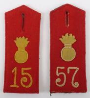 2x WW1 German Field Artillery Shoulder Straps