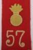 2x WW1 German Field Artillery Shoulder Straps - 3