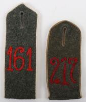 2x WW1 German M-15 Pattern Field Grey Shoulder Straps