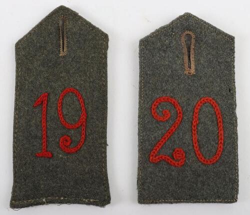 2x WW1 German Simplified Shoulder Straps