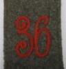 2x WW1 German Simplified Shoulder Straps - 2