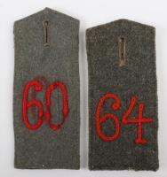 2x WW1 German Simplified Shoulder Straps