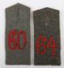 2x WW1 German Simplified Shoulder Straps