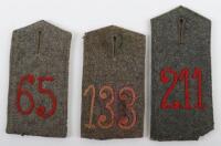 3x WW1 German Simplified Shoulder Straps