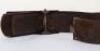 Scarce WW1 Bavarian Telegraph Battalion Belt and Buckle Set - 4