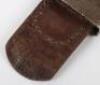 WW1 German Saxon M-15 Belt Buckle with 1918 Dated Leather Tab - 3