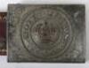 WW1 German Prussian M-15 Belt Buckle with 1917 Dated Leather Tab - 2