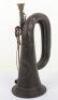 WW1 German Wartime Issue All Steel Prussian Bugle - 4