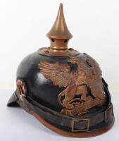 WW1 Imperial German 5th Baden Infantry Regiment Nr 113 Regimentally Marked Enlisted Ranks Pickelhaube