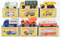 Six Boxed Matchbox Regular Wheel Models